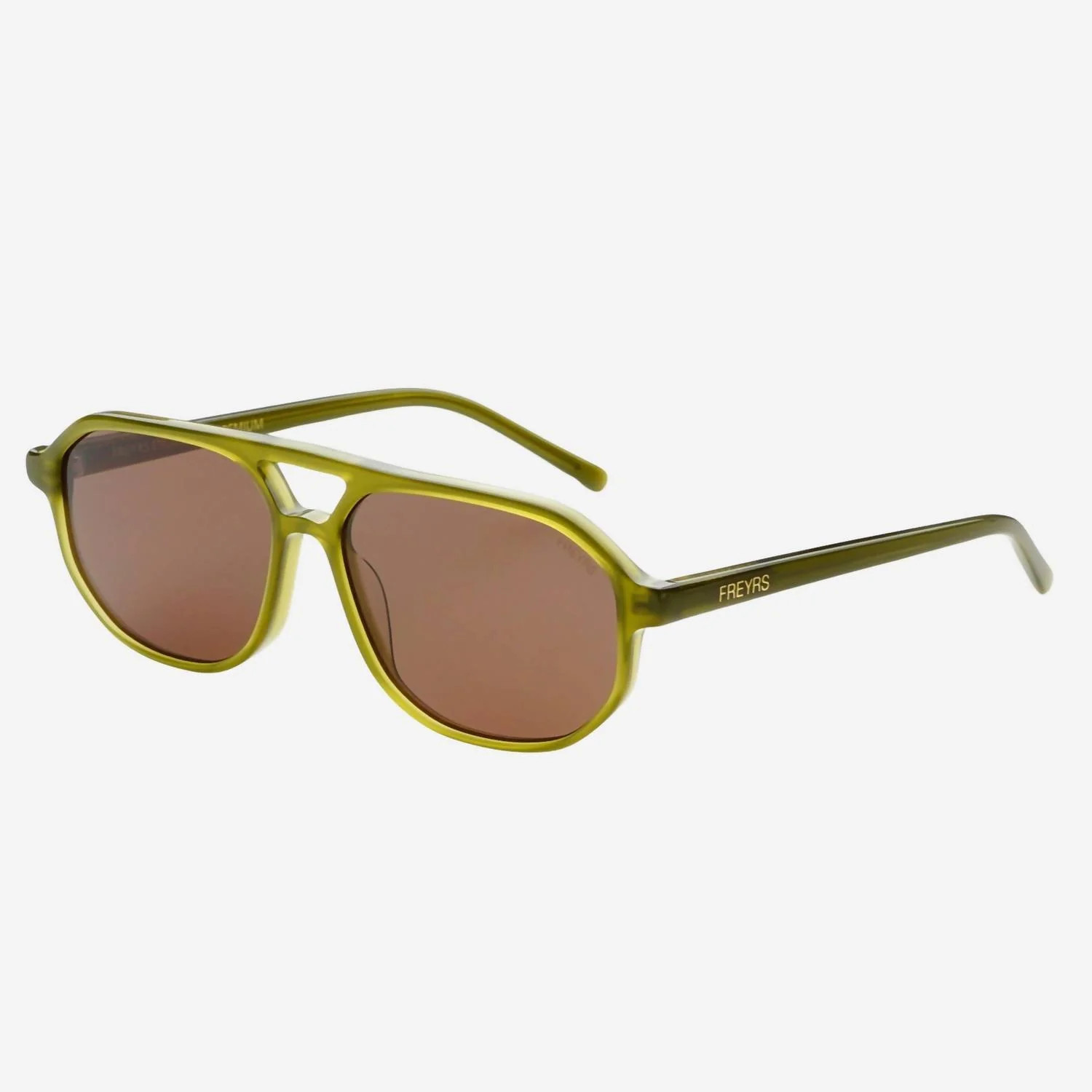 Women's Fenix Aviator Sunglasses In Olive | Shop Simon