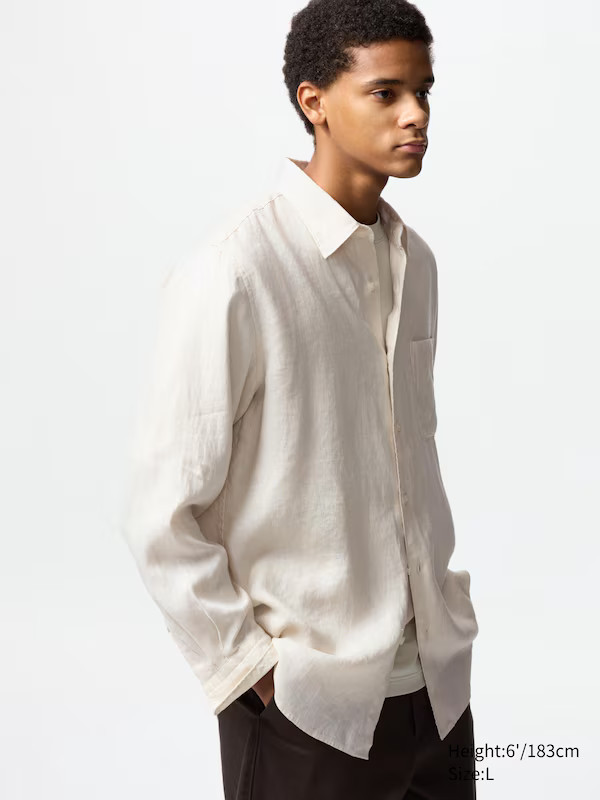 Premium Linen Shirt | UNIQLO (US)