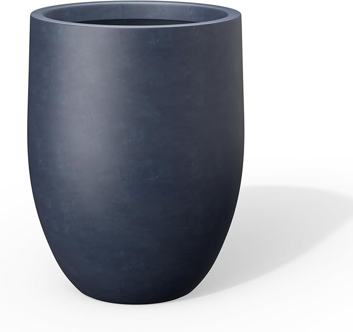 Kante Tall Concrete Planter, 21.7-Inch Height Charcoal Large Indoor Outdoor Plant Pot with Draina... | Amazon (US)