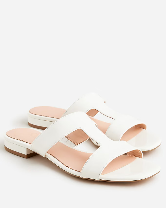Hazel cutout sandals in patent leather | J. Crew US
