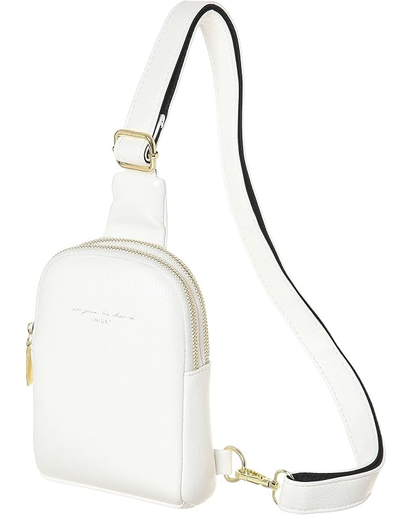 INICAT Small Crossbody Sling Bags for Women Vegan Leather Cell Phone Purse Fanny Packs for Women ... | Amazon (US)