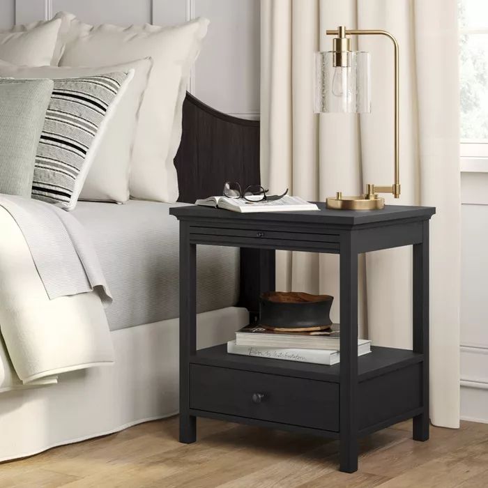 Shelburne Nightstand with Drawer and Pull out Shelf - Threshold™ | Target