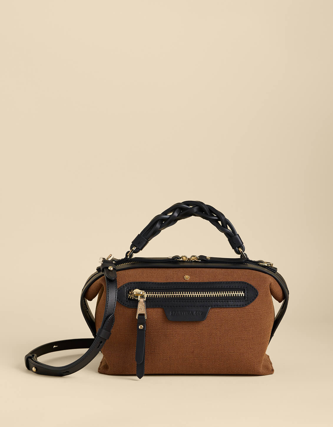 Sable Selena Satchel Toffee/Black | Spartina 449