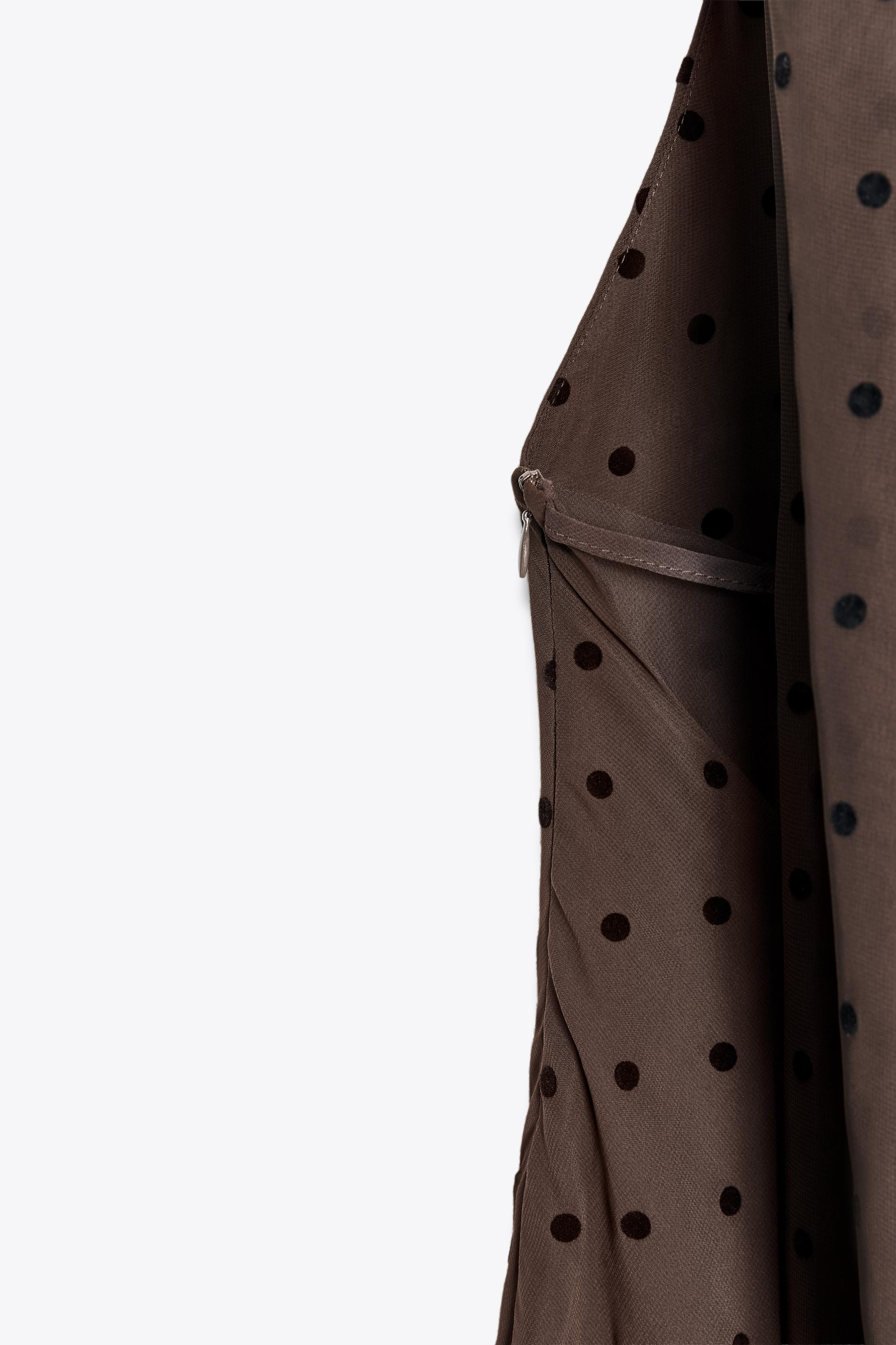 POLKA DOT SCARF MAXI DRESS | Zara UK