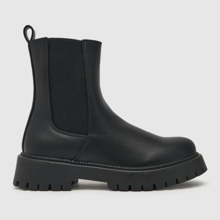 Womens Black schuh Audrey Chunky Chelsea Boots | schuh | Schuh
