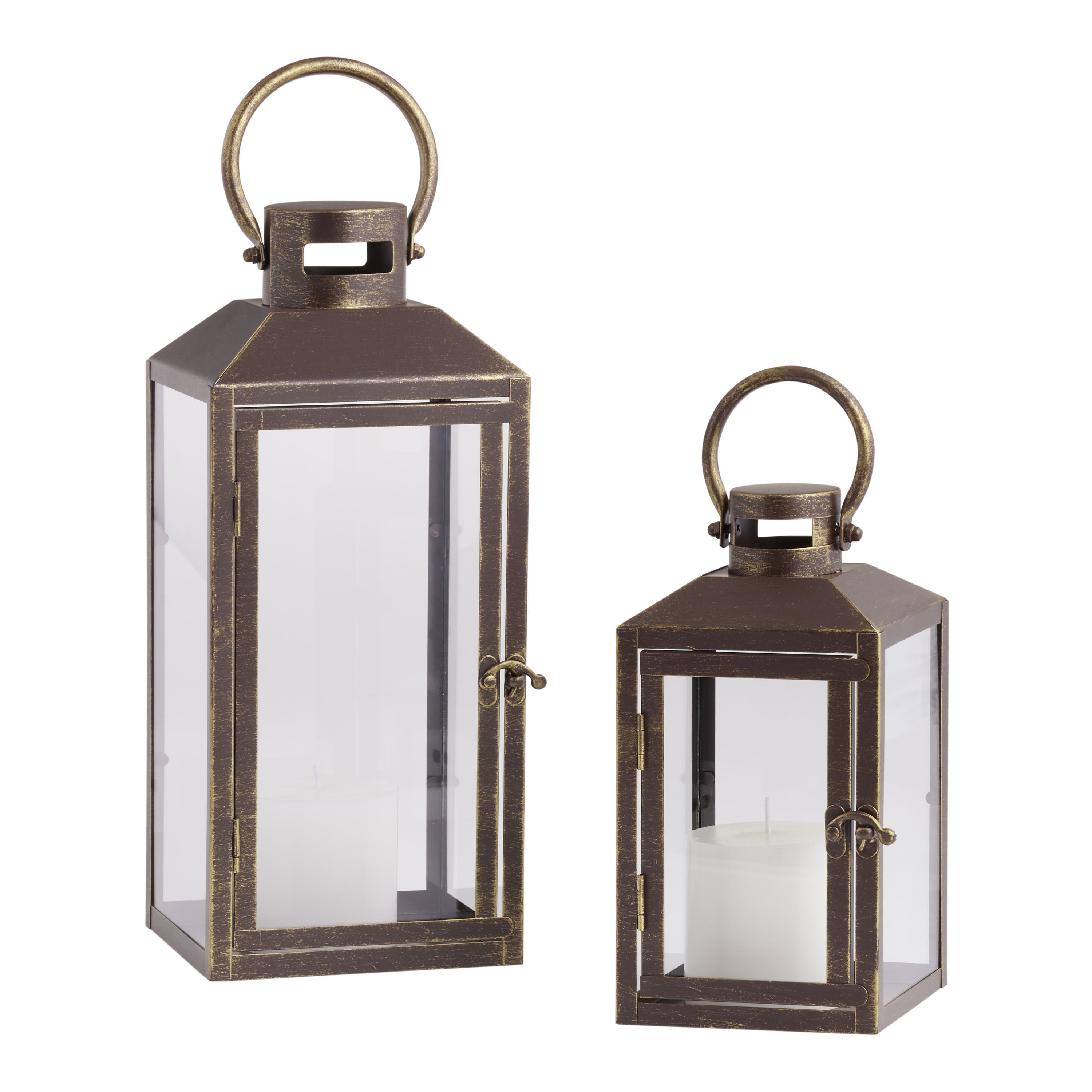 Bronze Metal Candle Lantern | World Market