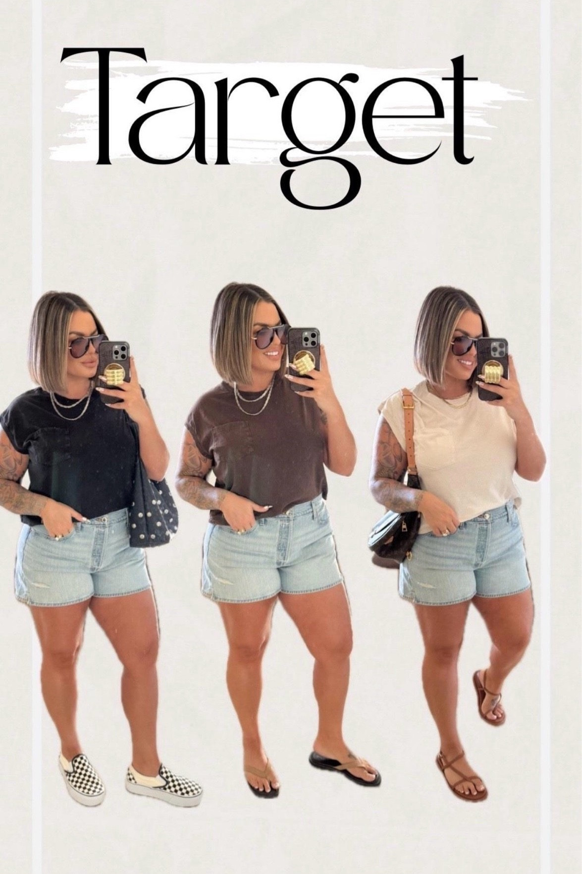Tops L
Shorts 12 
#target #basics #shorts #denim #vans

Follow my shop @shaynaslife on the @shop.LTK app to shop this post and get my exclusive app-only content!

#liketkit 
@shop.ltk
https://liketk.it/6kKX1