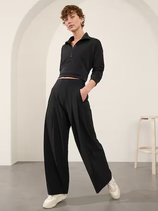 Brooklyn Heights High Rise Pleated Wide Leg Pant | Athleta