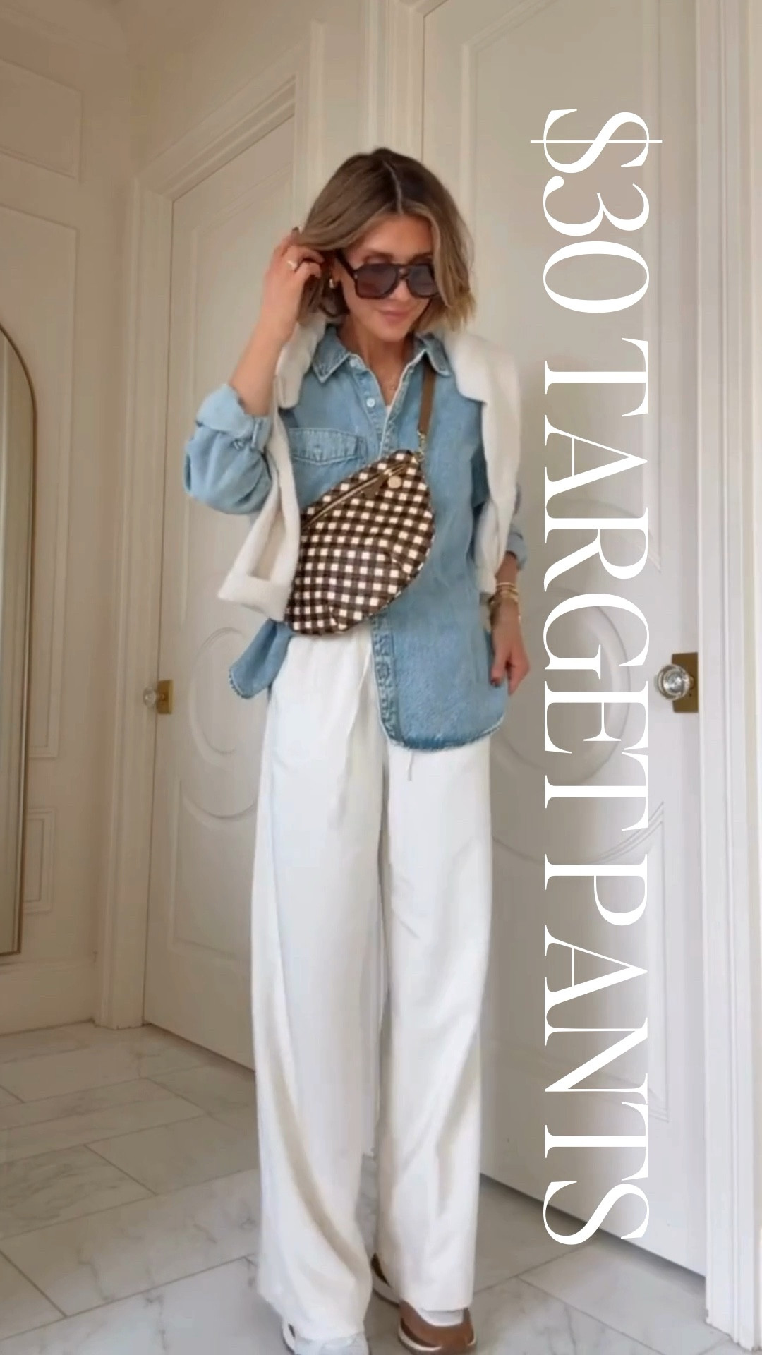 How I’m styling these $30 @Target wide-leg pants 👖✨
They seriously look just like the Aritzia version but way more affordable. Everything is linked. 

#LTKootd