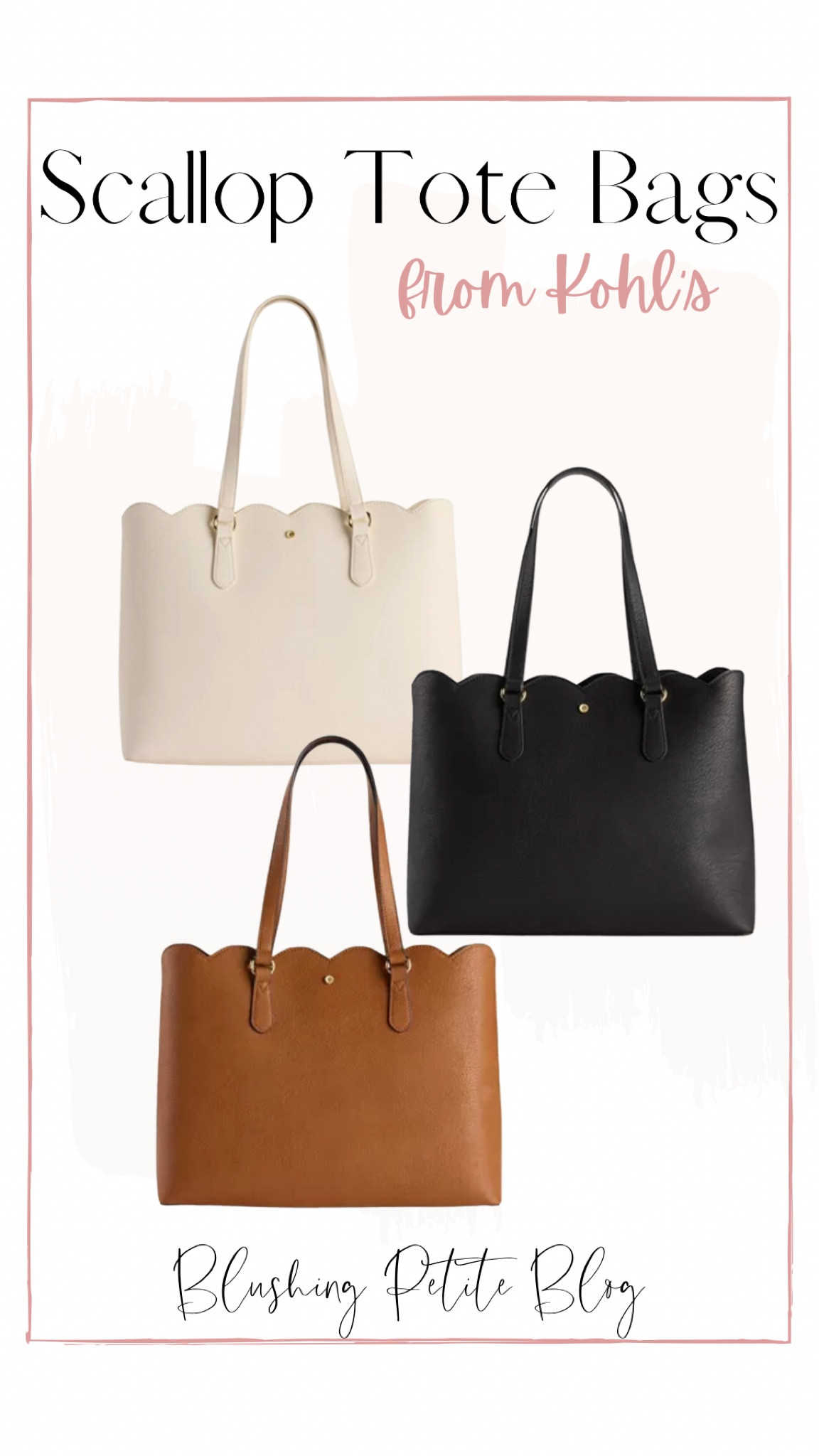 Kohls womens tote bags sale