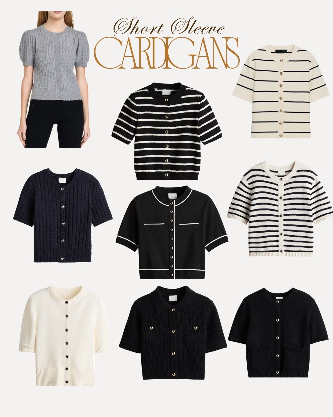 Short sleeve cardigans under $100

#LTKSeasonal #LTKootd