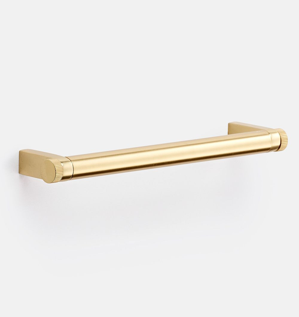 West Slope Drawer Pull, Aged Brass - 6 inch | Rejuvenation