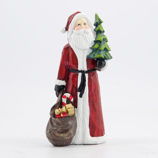 Red Santa Claus Christmas Decoration 20x9cm | TK Maxx