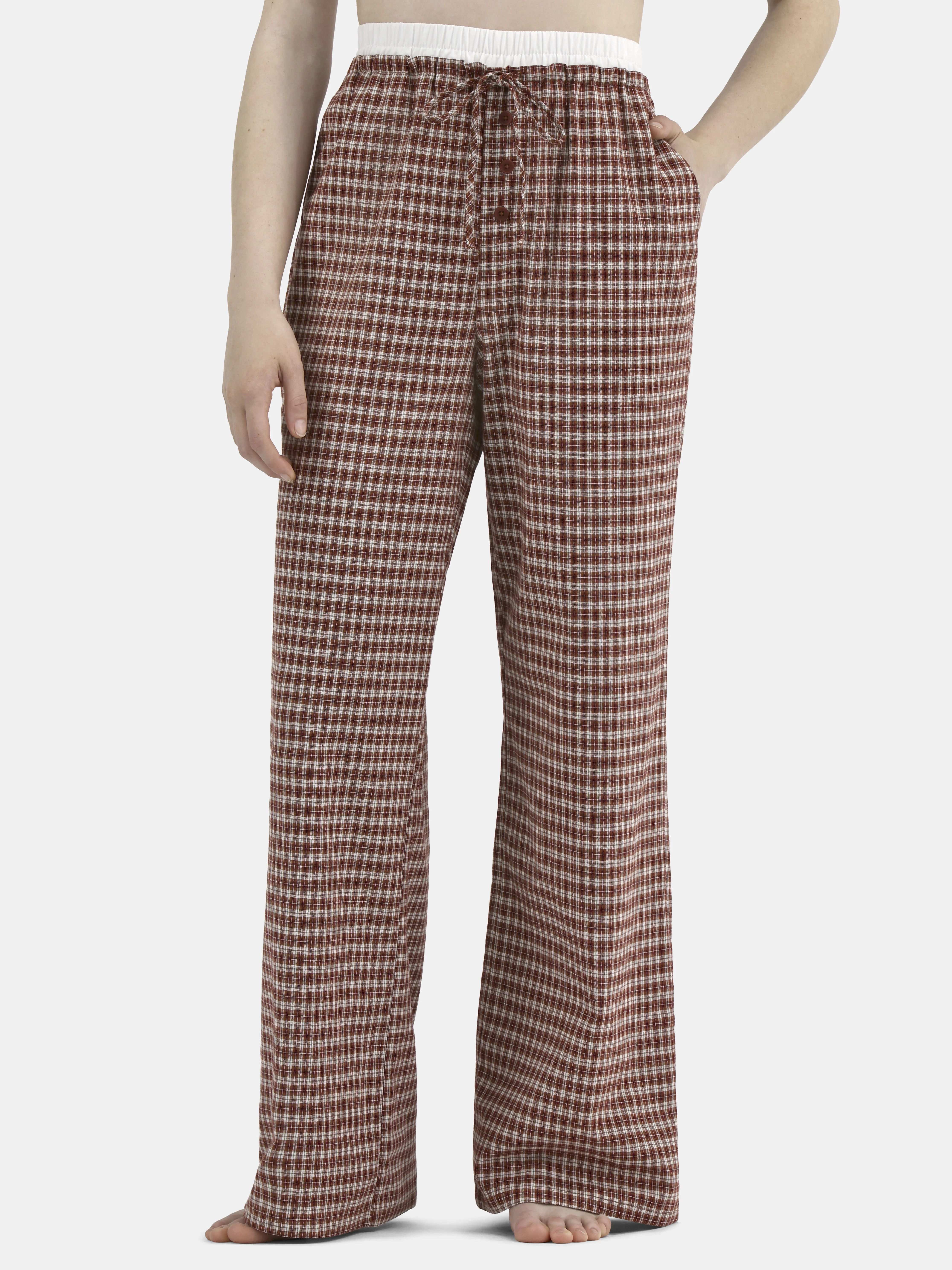 No Boundaries Baggy Boxer Pants, 31" Inseam, Women's | Walmart (US)