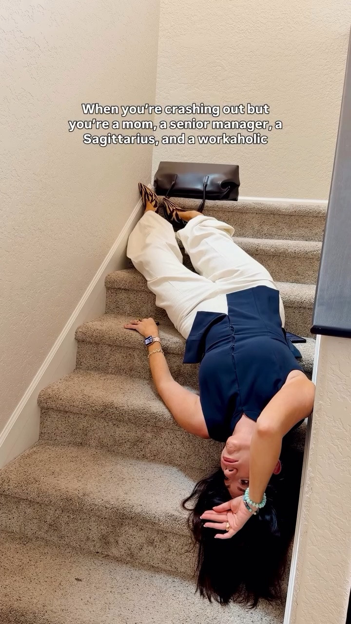 Teams status: Active 🟢
Reality: horizontal & crying before the team sync (kid number 2 also crying for reasons unknown - twins!) 

Who else is crashing out over outlook this week? (And every week for that matter) 

Sent from iPhone…from the floor… in between snack requests