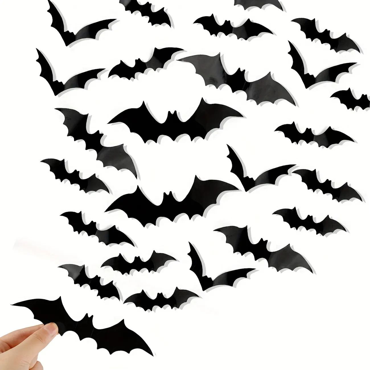 120pcs Spooky 3d Bats Wall Decor For Halloween Waterproof Black Stickers For Home Decor 4 Sizes A... | Temu Affiliate Program