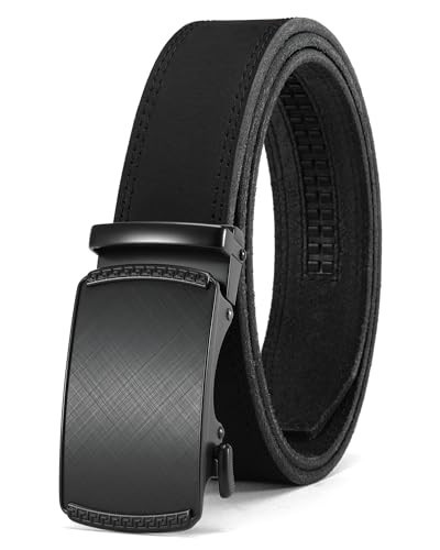 CHAOREN Mens Belt Leather Ratchet Belt - Customizable Fit, Effortless Style (35mm) | Amazon (US)