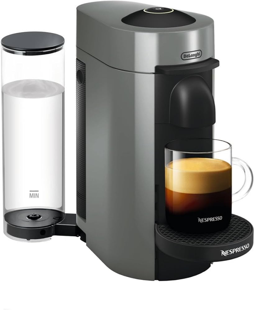 Nespresso Vertuo Plus Coffee and Espresso Maker by De'Longhi, Grey | Amazon (US)