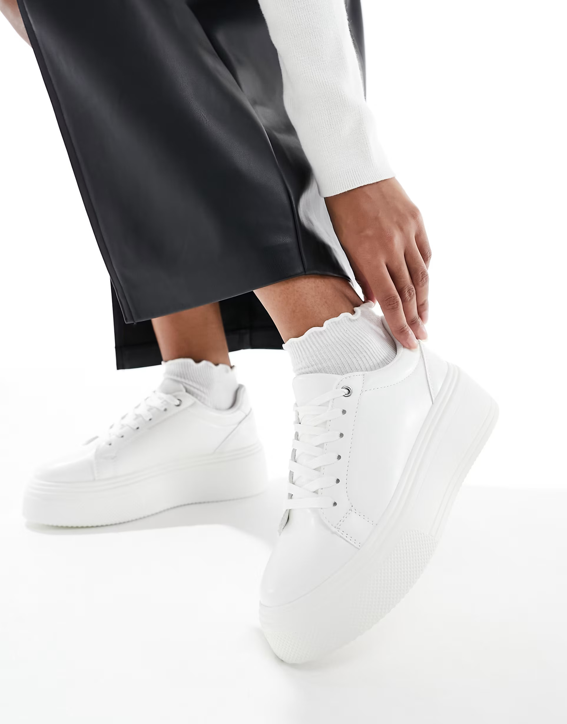 ASOS DESIGN Dream chunky sneakers in white | ASOS (Global)