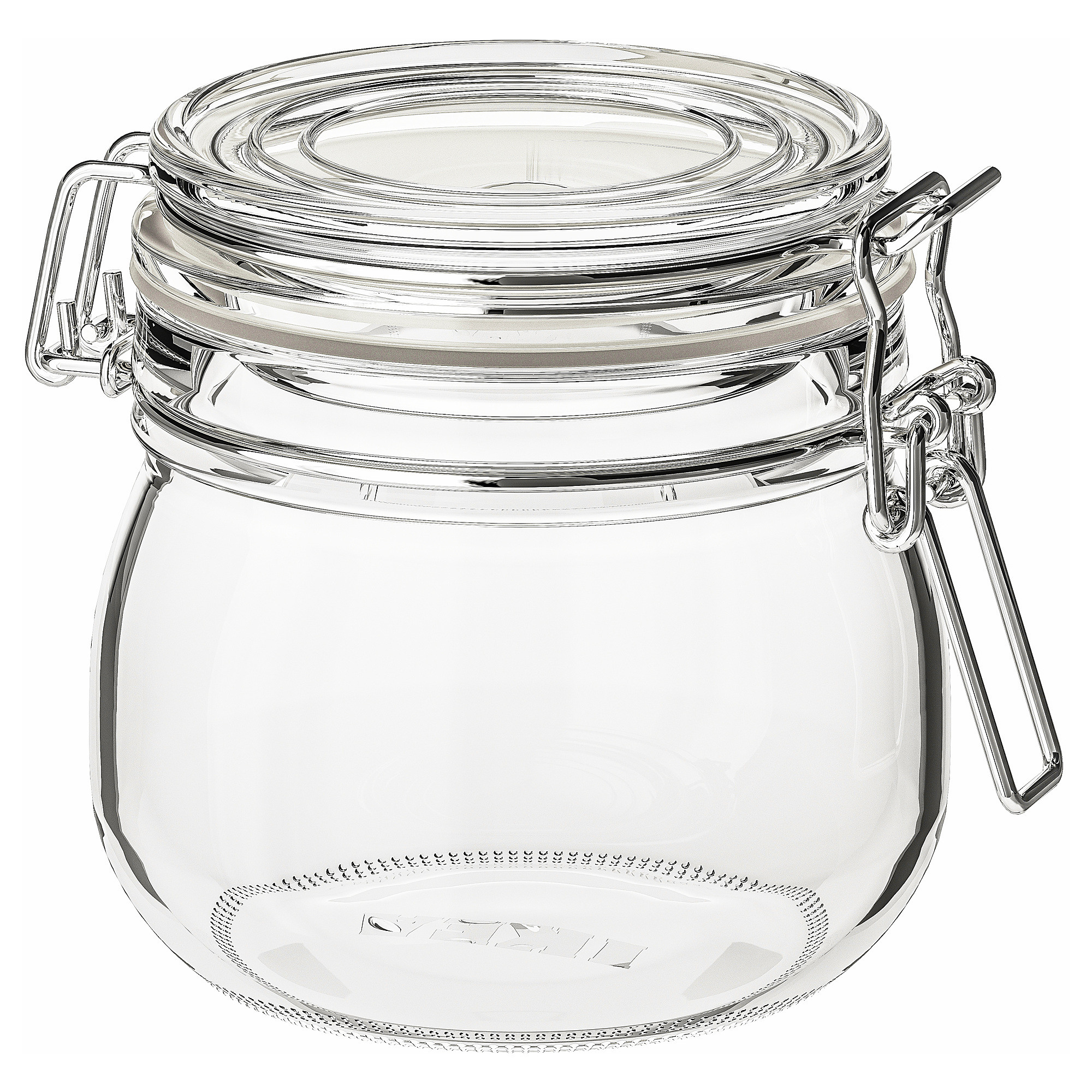 KORKEN Jar with lid, clear glass, 17 oz | IKEA US
