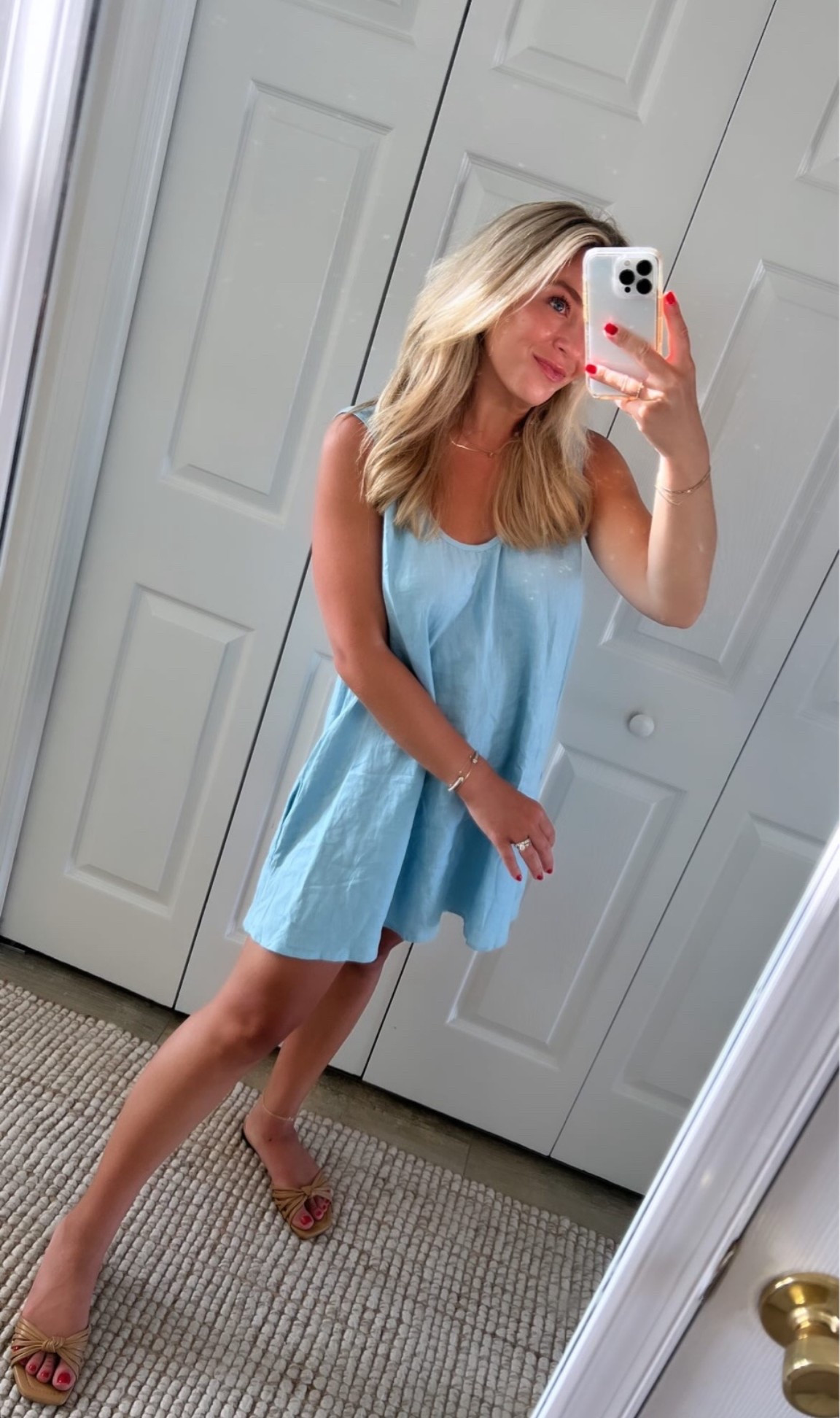 Summer mini dress 🩵🩵🩵