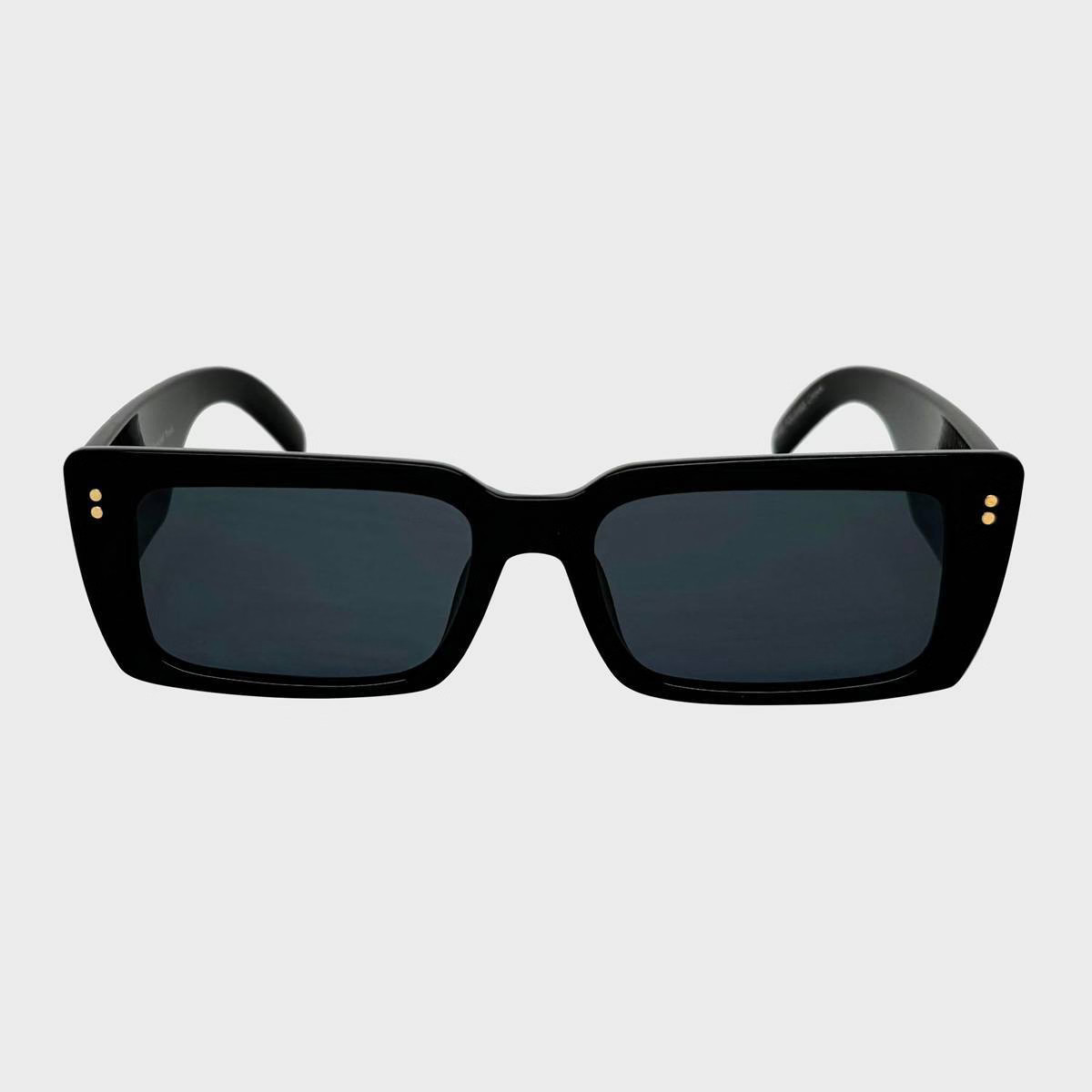Plastic Chunky Rectangle Sunglasses - Wild Fable™ Black | Target