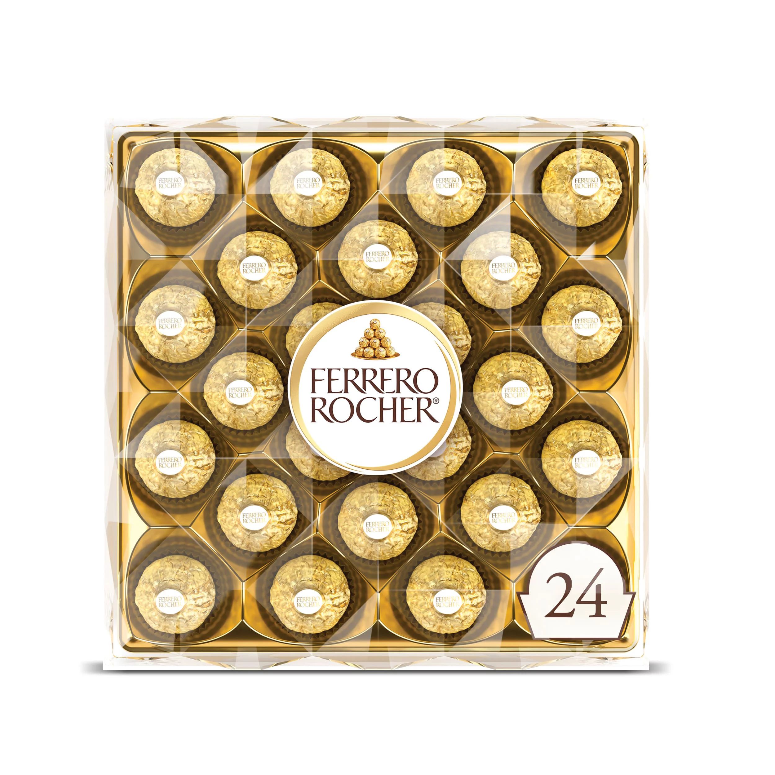 Ferrero Rocher Premium Gourmet Milk Chocolate Hazelnut, Individually Wrapped Candy for Gifting, 1... | Walmart (US)