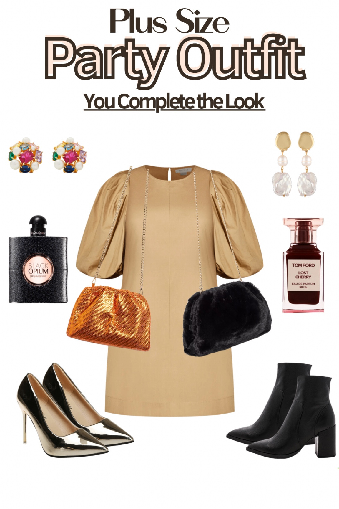 Plus size party outfits! You complete the look with the accessories! This Plus Size party dress could me worn for many occasions such as New Year’s Eve.

#LTKstyletip #LTKSeasonal #LTKcurves