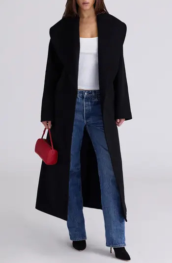 Cocoon Wool Blend Shawl Collar Coat | Nordstrom