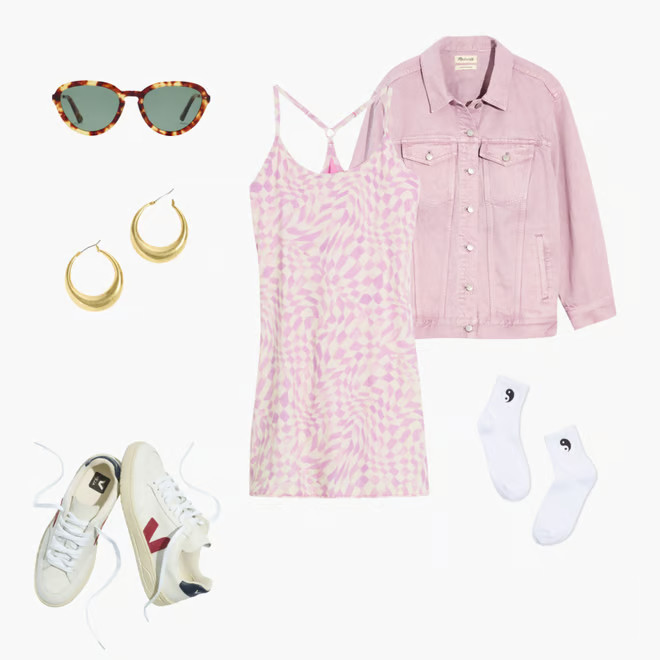 Crescent Large Hoop Earrings | Madewell