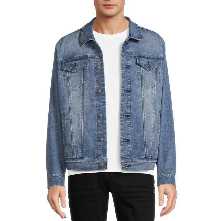 George Men’s Denim Jacket - Walmart.com | Walmart (US)