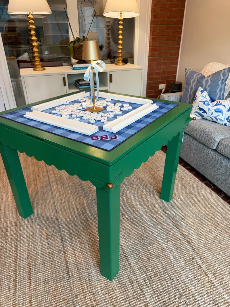 Where artistry meets game night. 🀄✨ The handcrafted Lotus Game Table features a stunning scalloped edge inspired by delicate petals, making it a statement piece that doubles as the ultimate setup for mahjong, cards, and board games. At 36" x 36", it’s designed to anchor your space with playful elegance.
#MahjongTable #GameNightStyle #HomeGameRoom #ScallopedFurniture #LuxuryGameNight #TabletopGames #InteriorInspo #LTKHome #TheLotusTable 

 #LTKstorytime #LTKHome #LTKKids