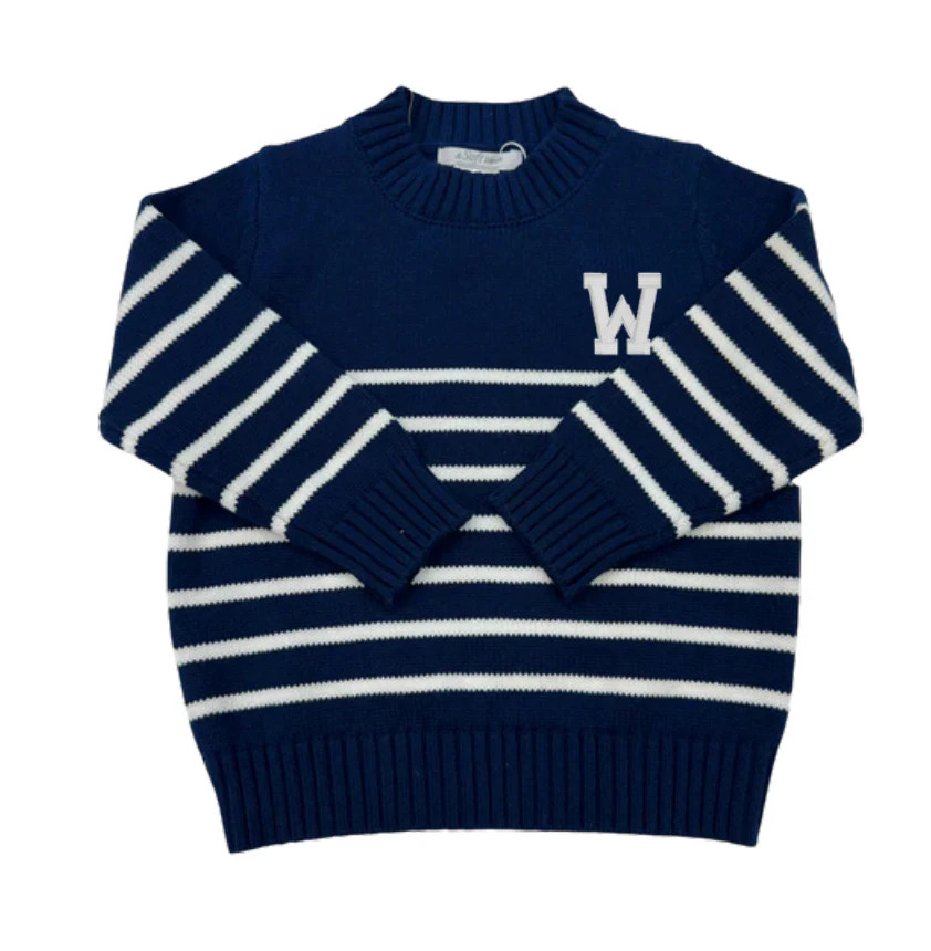 Striped Crewneck Sweater | Bogey and Byrd
