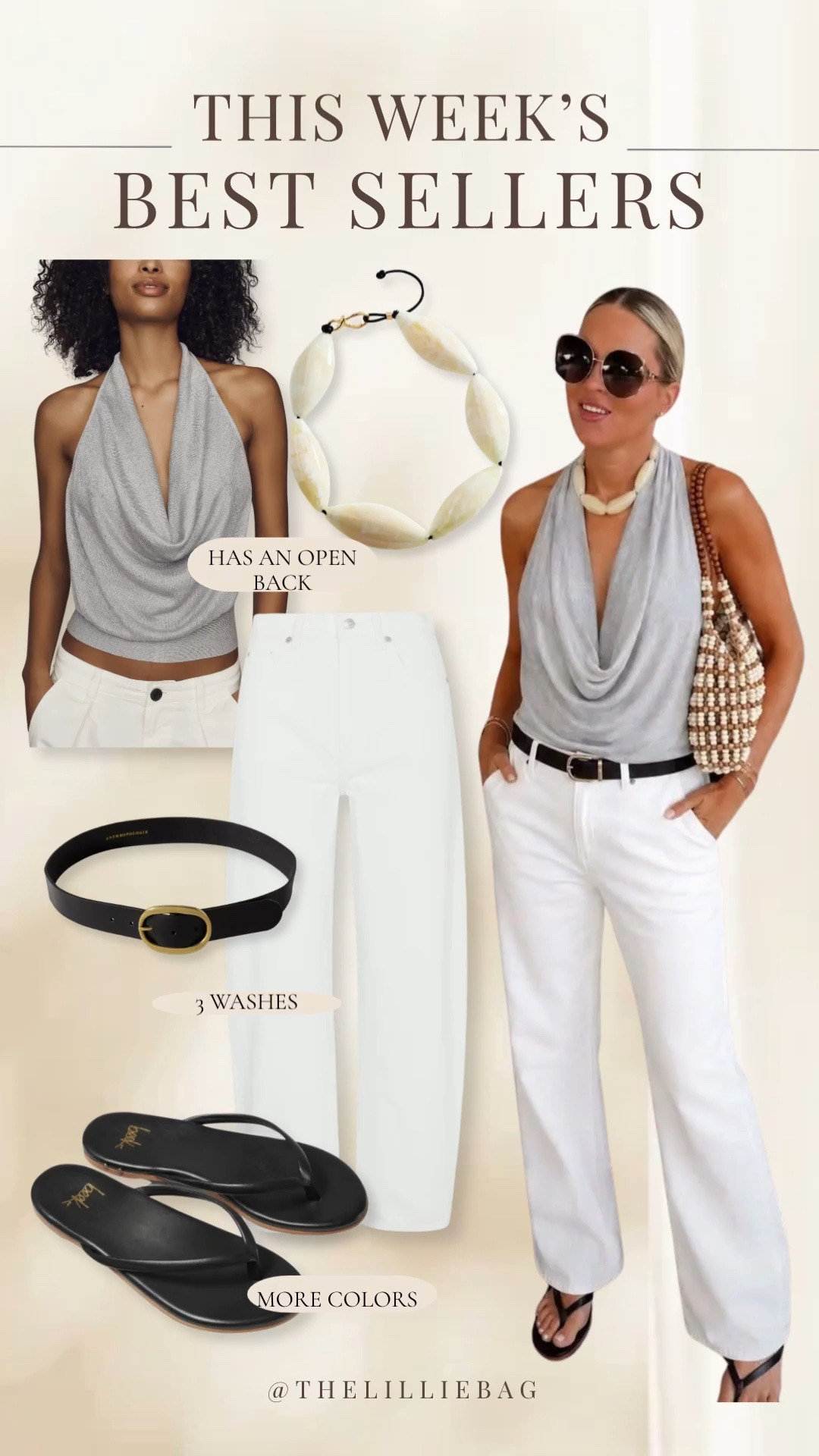 Best seller top! Date night 🌴🥂! Such a cute top! Back is open. 


Summer outfits. White jeans. Halter top. Summer style. OOTN. Date night.

#LTKSeasonal #LTKgrwm #LTKootd