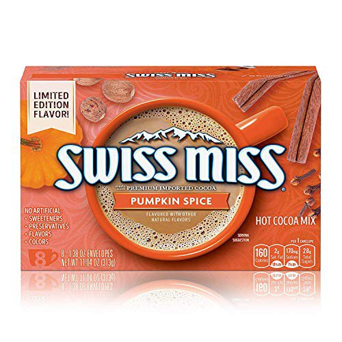 Swiss Miss Pumpkin Spice Hot Cocoa Mix, made with Premium Imported Cocoa and Real Non-Fat Milk! G... | Walmart (US)