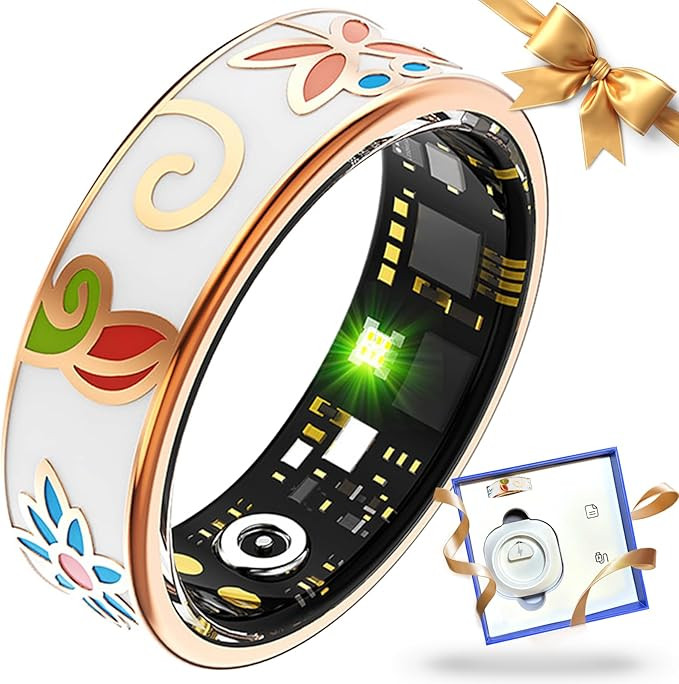 Smart Ring Health Tracker for Women Men, Sleep Tracker with Heart Rate,SpO₂,Blood Pressure, Fit... | Amazon (US)