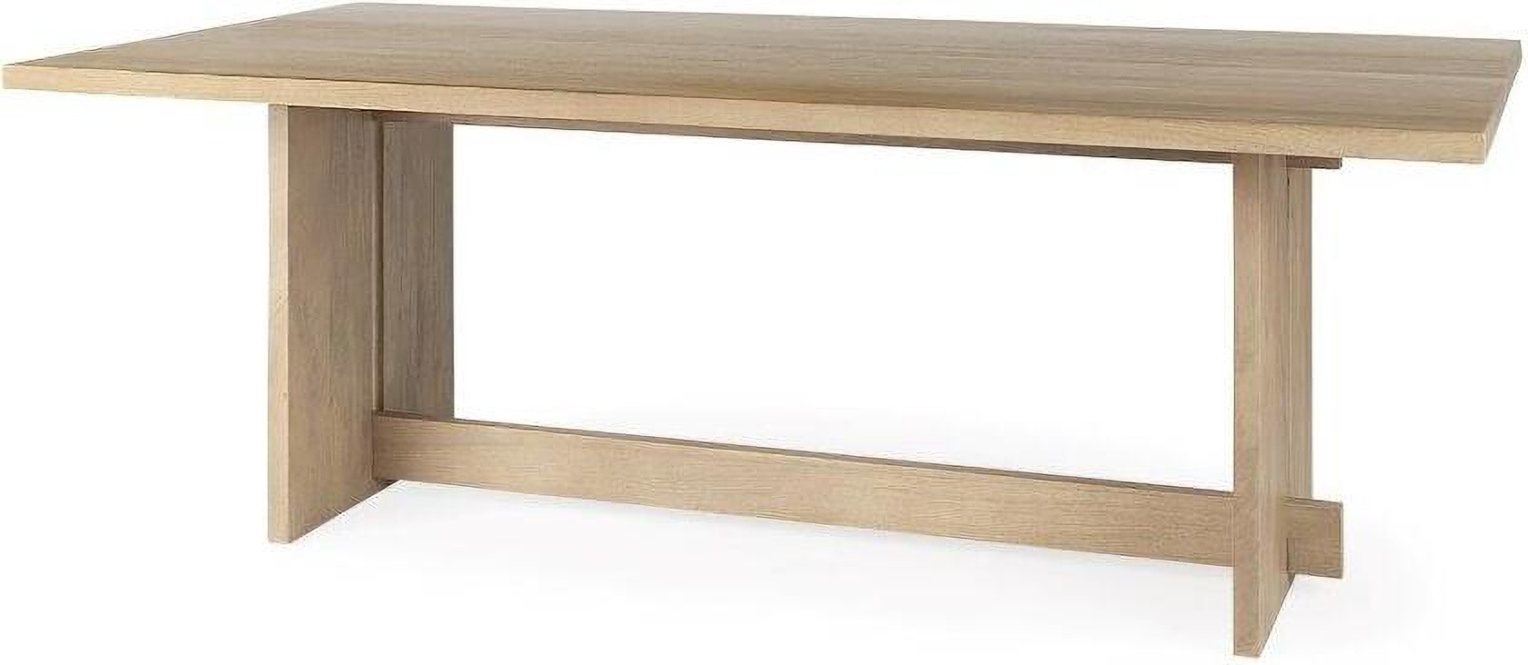 Aida Light Brown Wood Dining Table | 1stopbedrooms