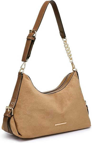 Dasein Essentia Womens Retro Hobo Bag Trendy Shoulder Purse Multi-Pocket Handbags Tote for Work/S... | Amazon (US)