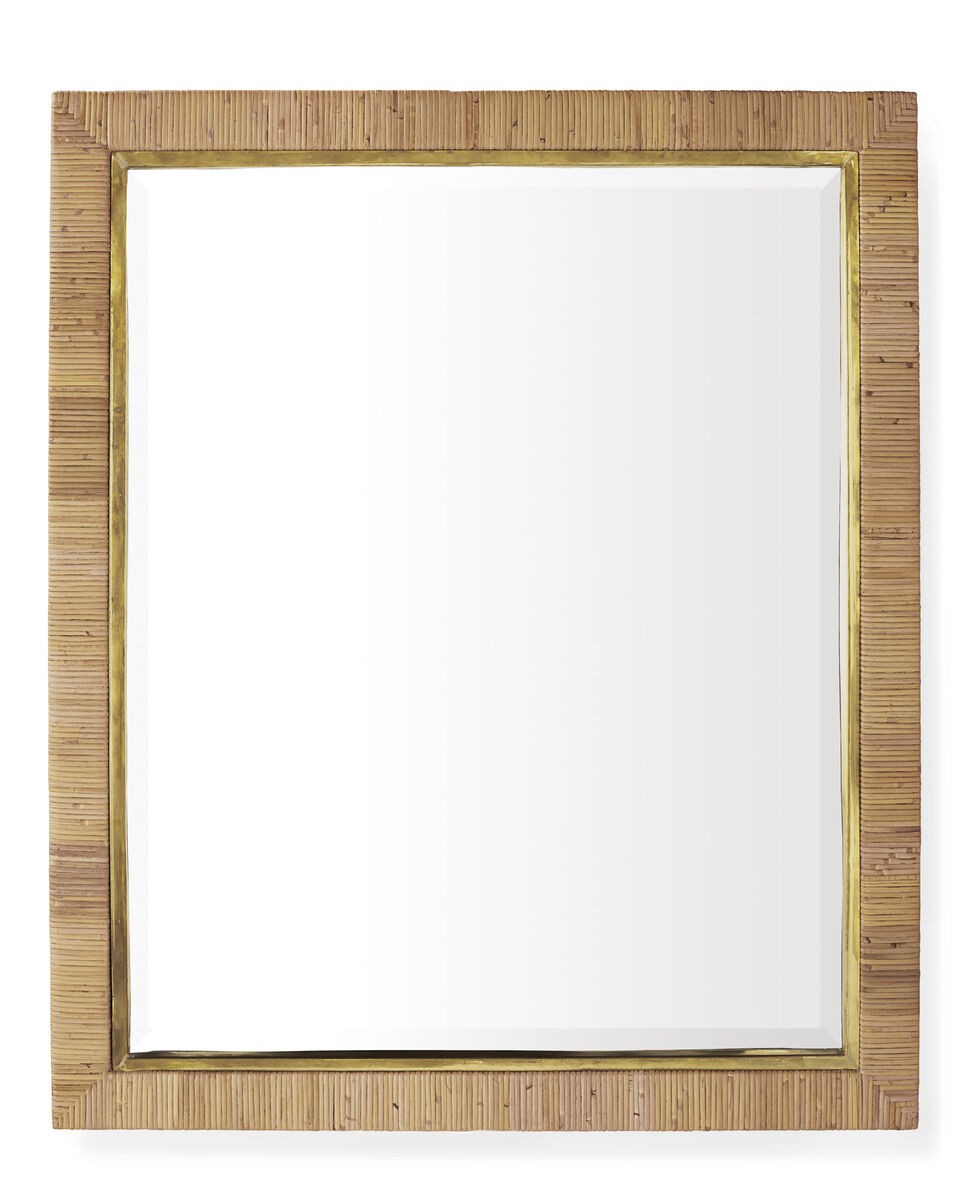 Balboa Rattan Mirror | Serena and Lily
