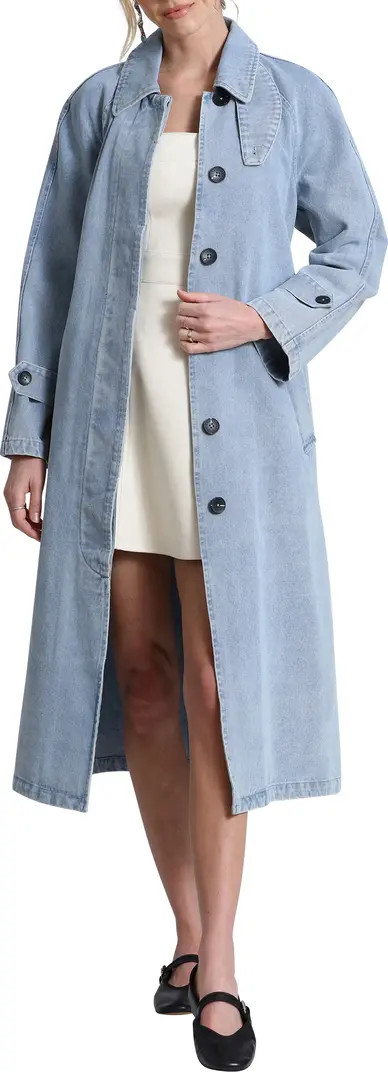 Avec Les Filles Denim Trench Coat | Nordstrom | Nordstrom