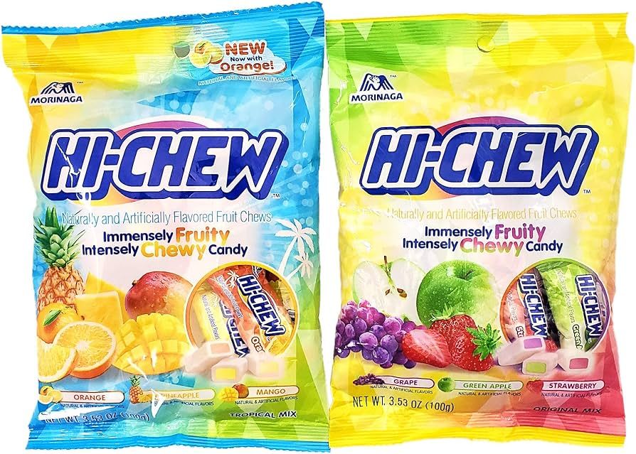 Hi-Chew Assorted Combo with Two 3.5-oz Packs including Tropical and Original | Amazon (US)