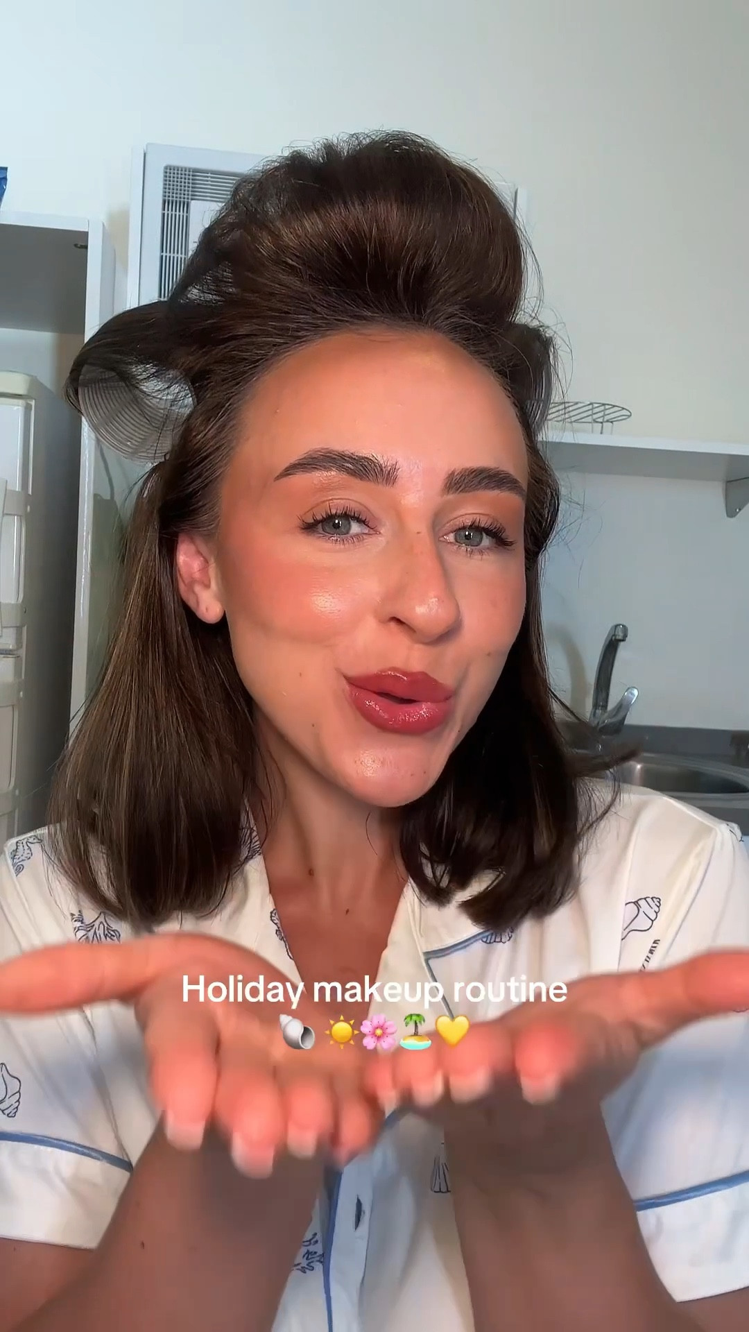 Holiday makeup routine 🫶🏼 

#LTKbeauty #LTKtravel #LTKsummer