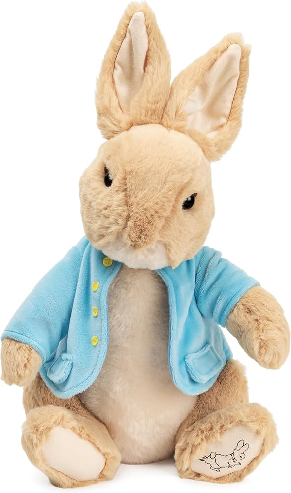 GUND Beatrix Potter Classic Peter Rabbit in Blue Coat Deluxe Soft Plush Stuffed Animal Bunny, Bro... | Amazon (US)