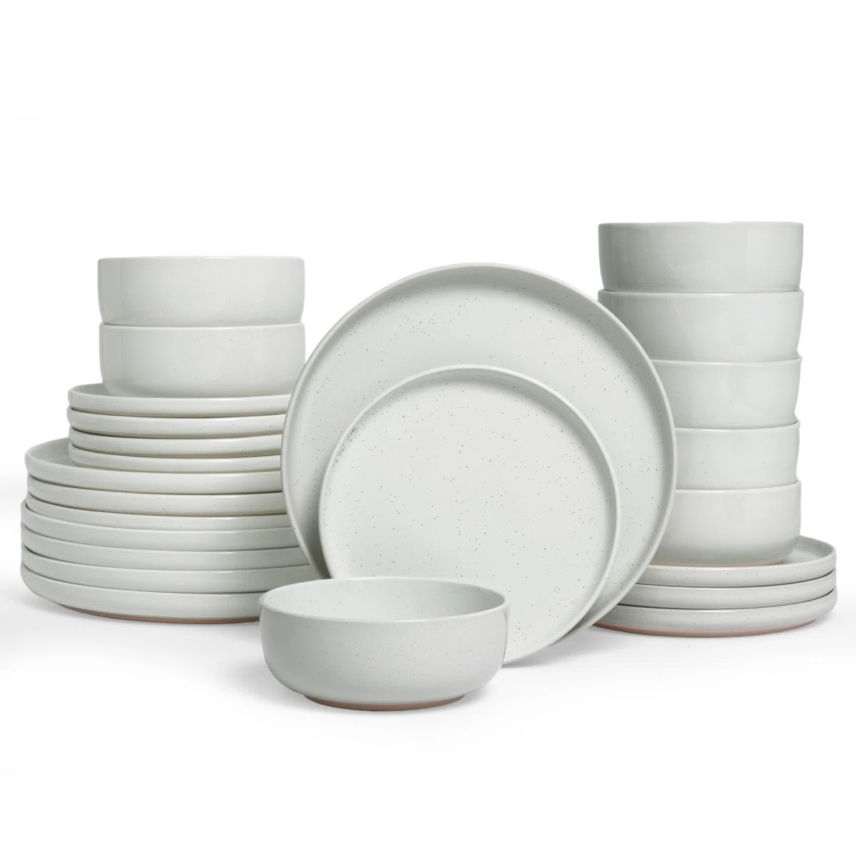 Famiware 24 Piece Stoneware Dinnerware Set - Service for 8 | Wayfair North America