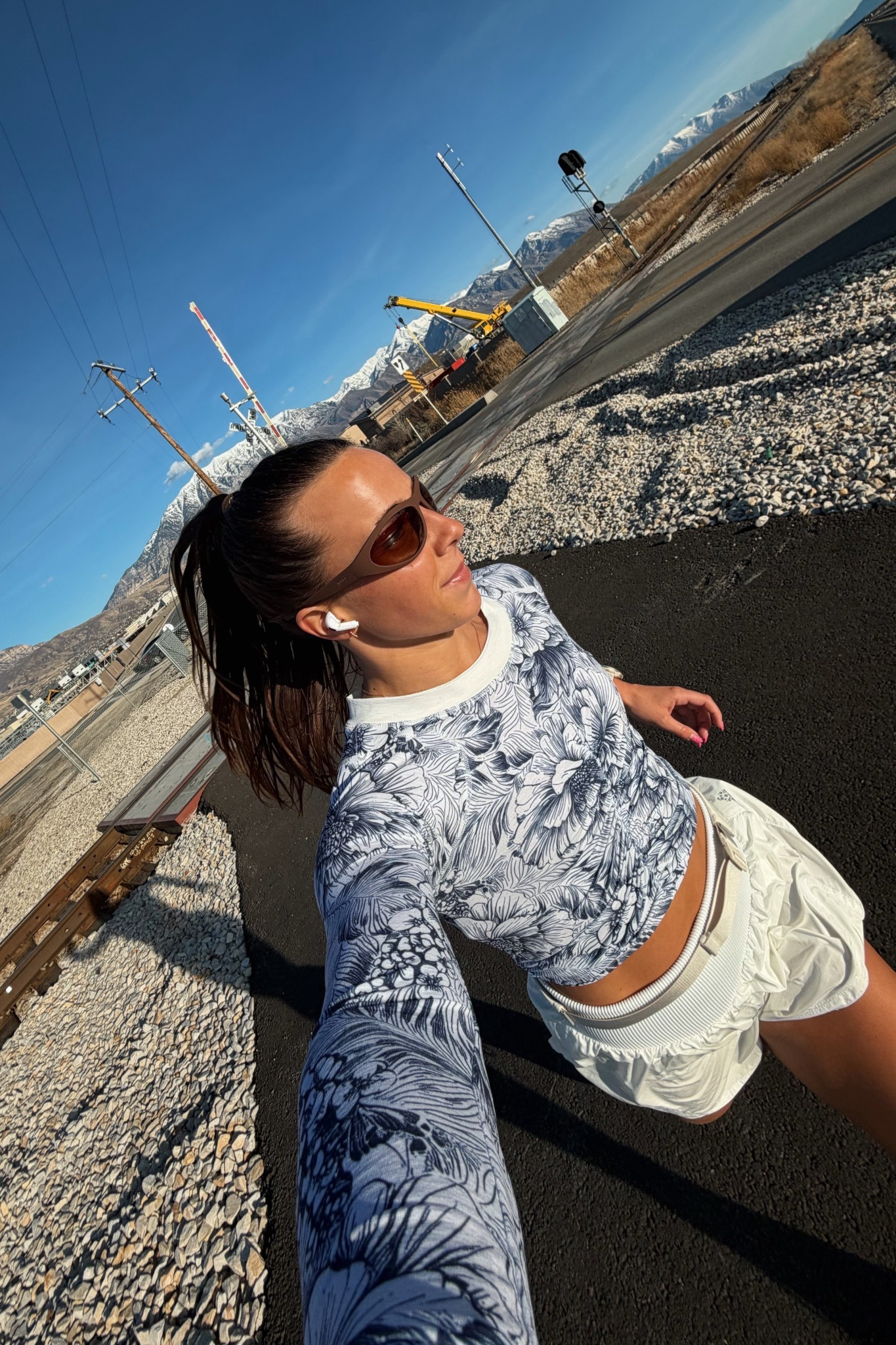 Run fit of the day! Back in Utah!