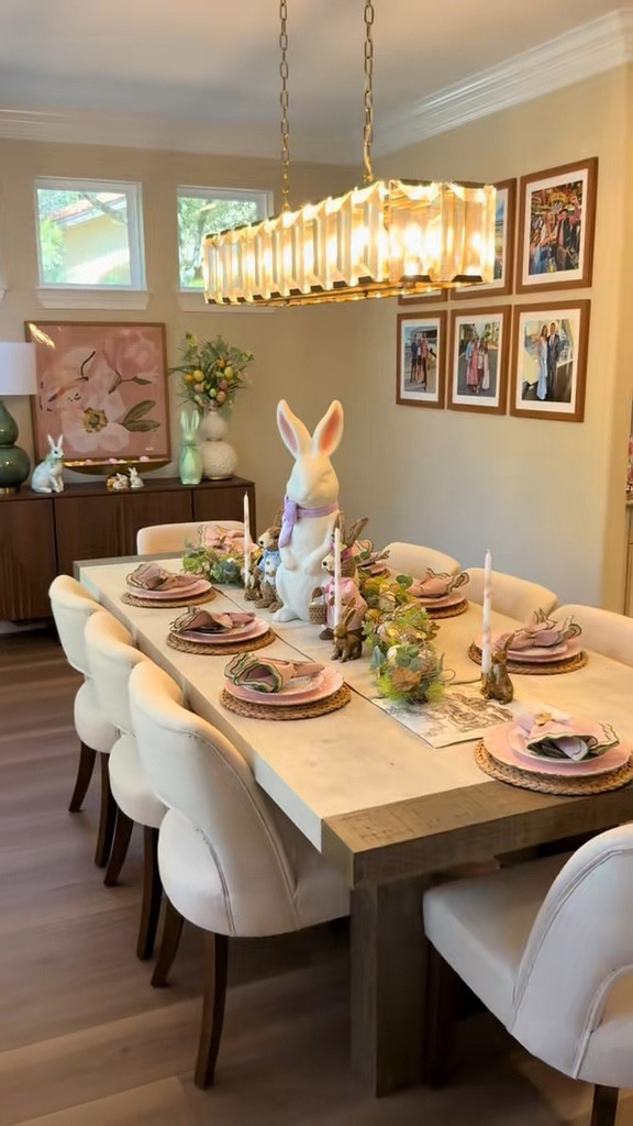 Easter Tablescape 🐣🤍🐰✝️

#LTKSeasonal #LTKHome