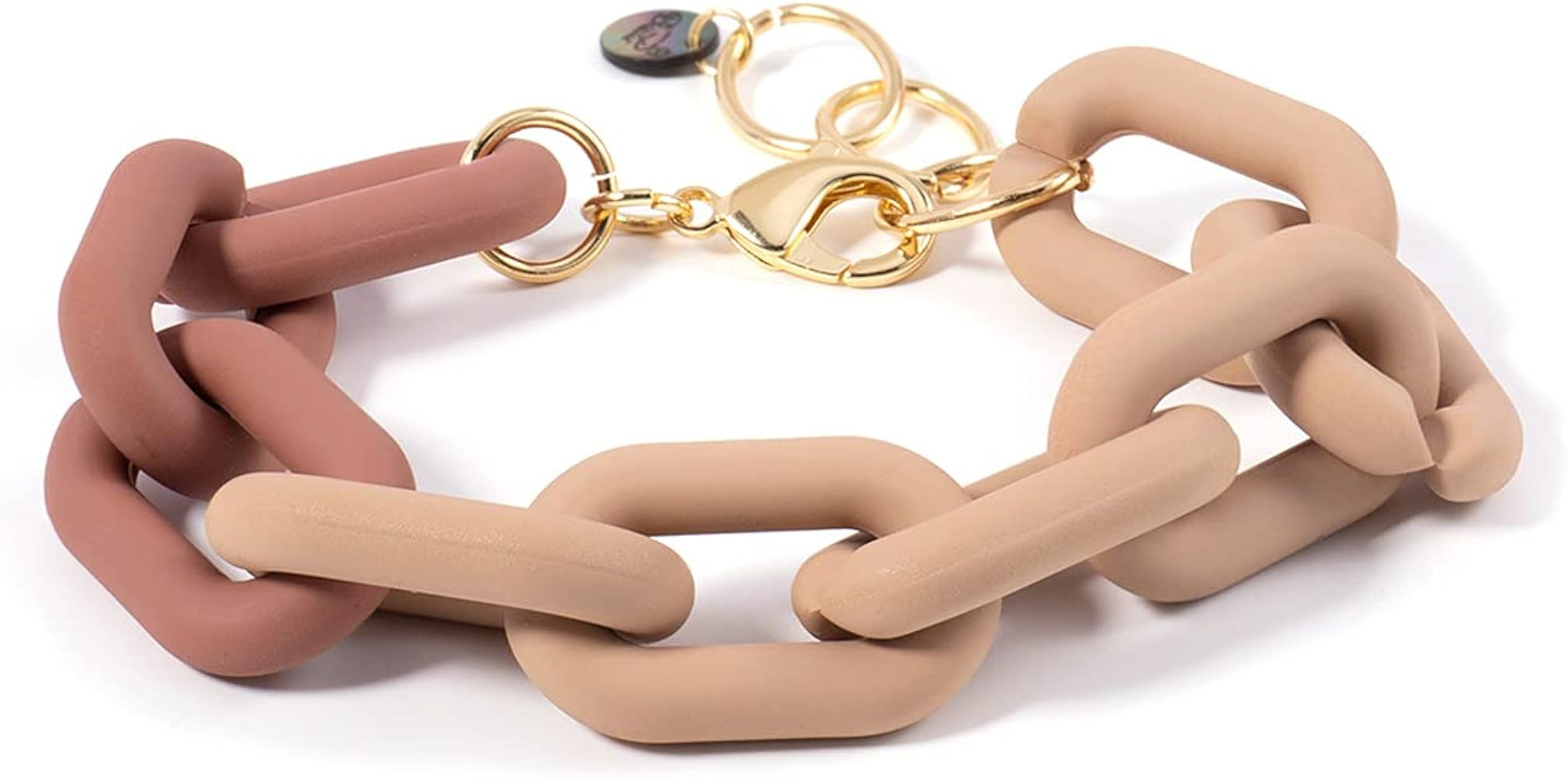 Colorful Summer Chunky Link Bracelets Trendy Minimalist Rainbow Candy Color Resin Link Bracelet Thic | Amazon (US)