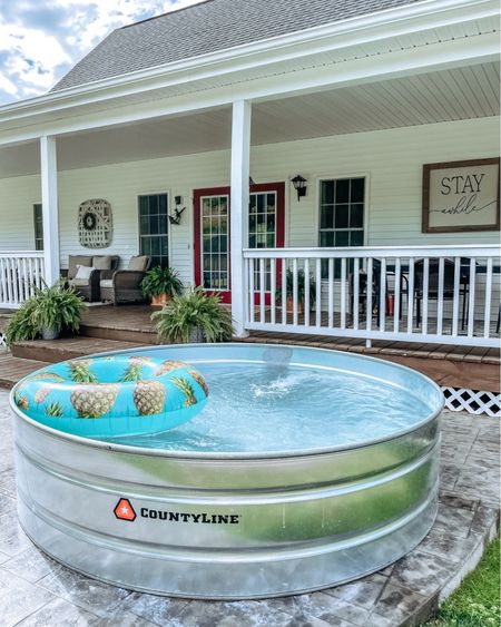 4 years with the stock tank pool! Linking up the supplies I use to keep it going! We have loved this little pool!

Patio ideas, kid friendly 

#LTKhome #LTKfamily #LTKkids