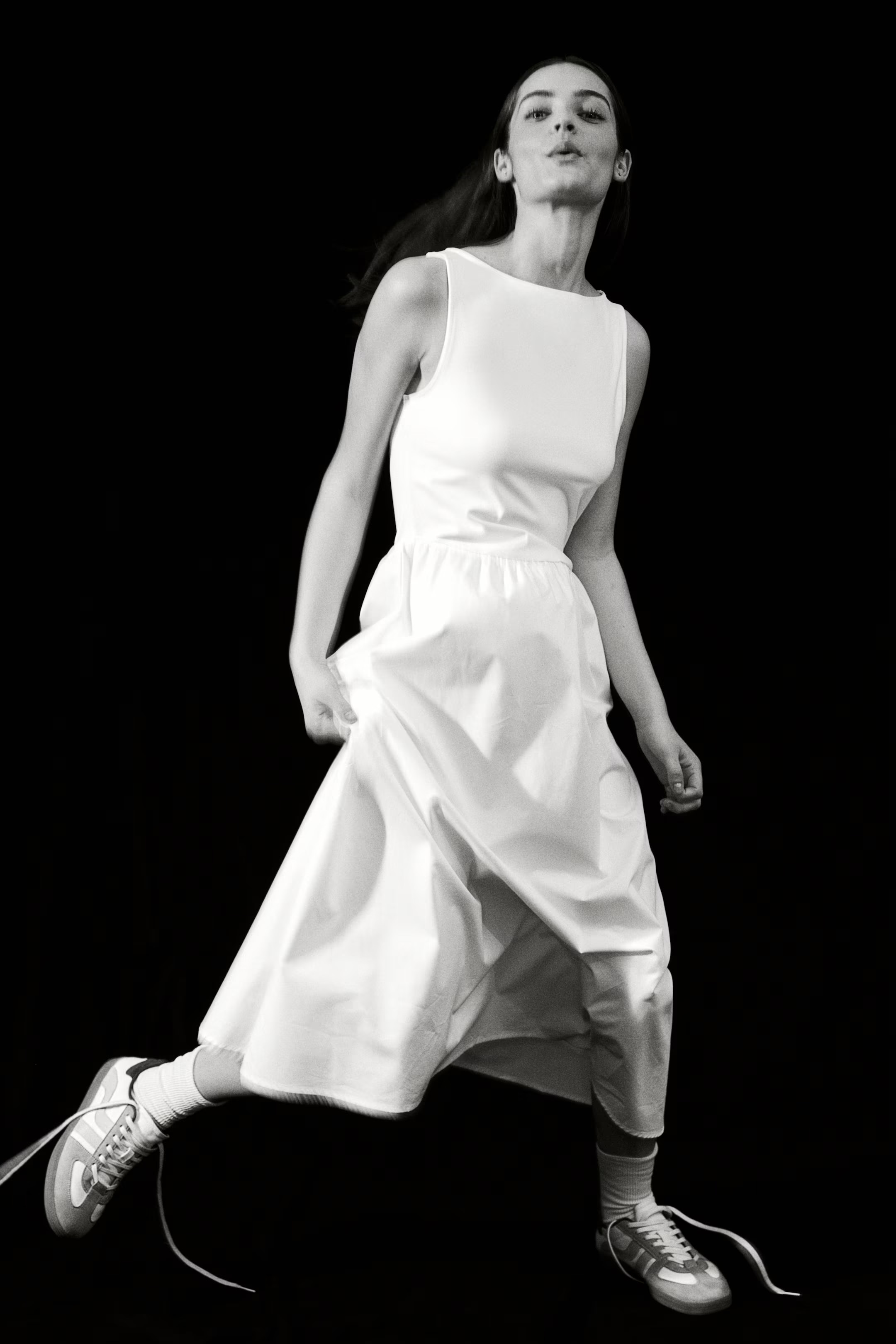 Sleeveless Dress with Flared Skirt | H&M (US + CA)