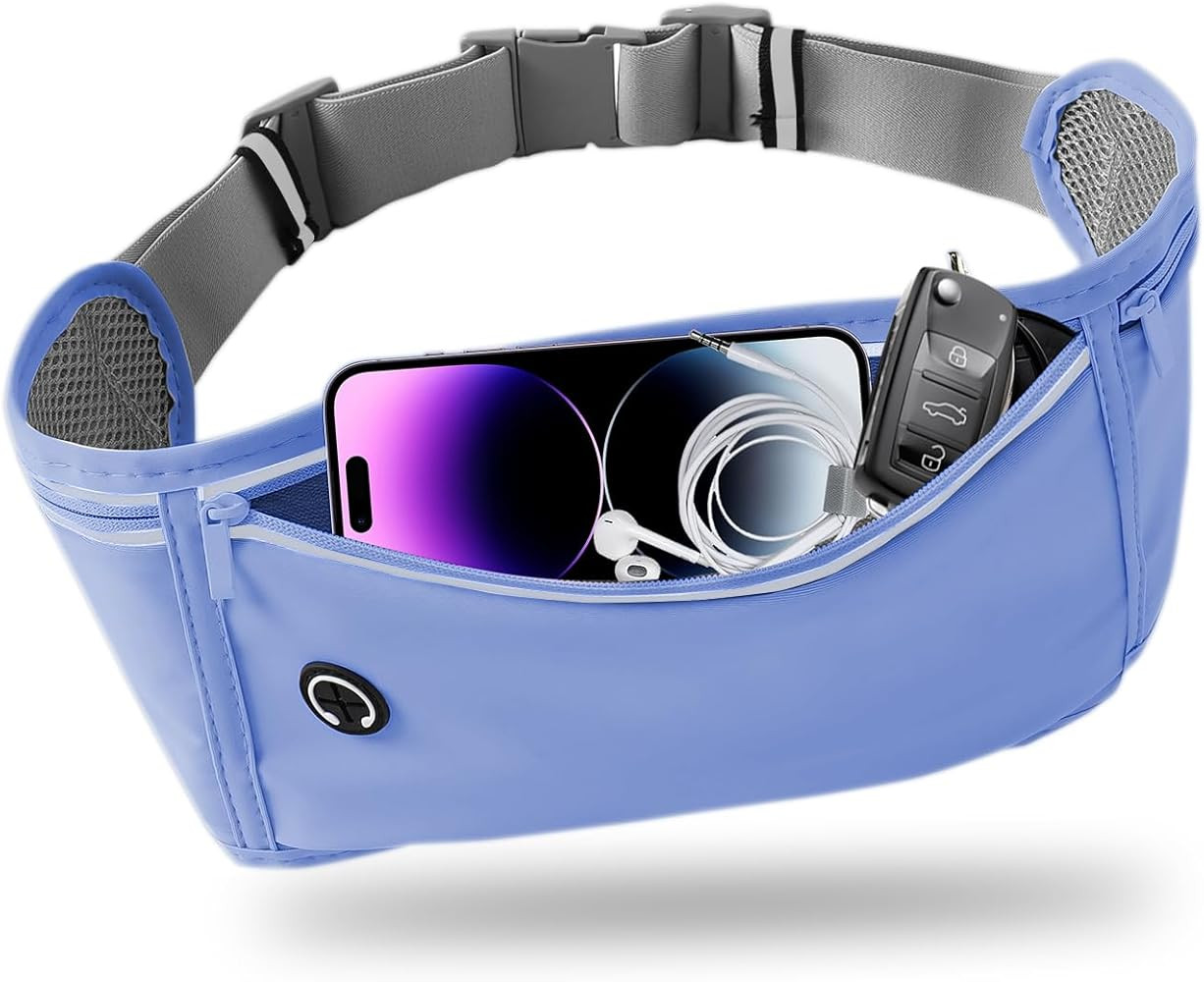 Slim Running Belt for Women Men,Runners Fanny Pack Phone Holder,Money Belt,Running Gear Accessori... | Amazon (US)